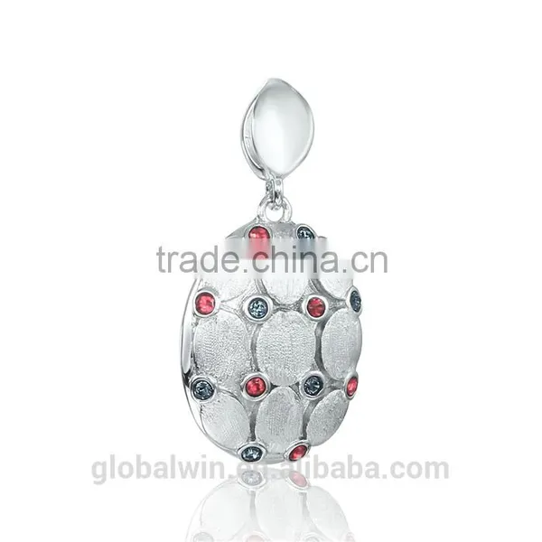 Royal Silver Pendant CZ Stones 925 Silver Charm European Jewellery Gift for Party Hancraft Charm PETY030 photo-4