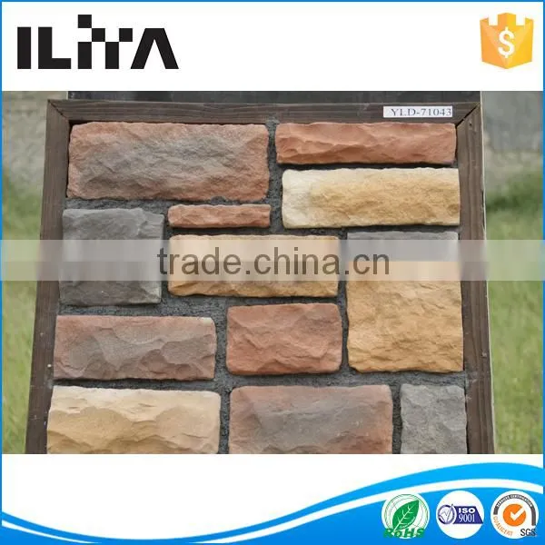 Fireproof White Cement Construction Building Materials Exterior Decorative Wall Stone for Wall photo-2