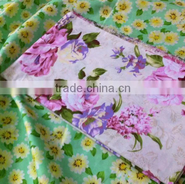 Pigment Print Polyester Brushed Fabric