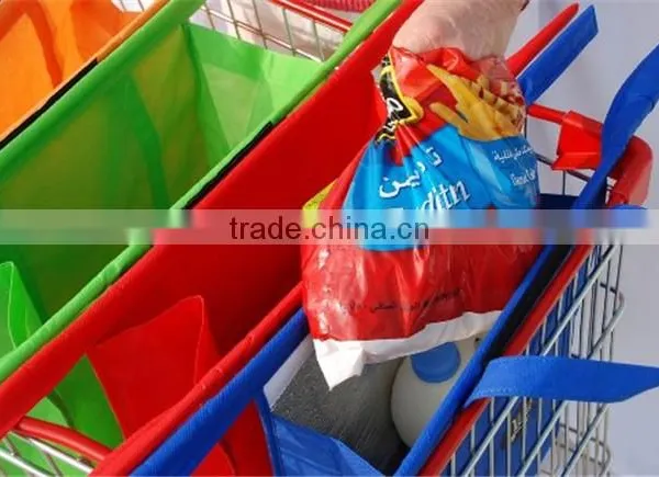 High Quality Reusable Insulated Eco-friendly Supermarket Cart Bag photo-4