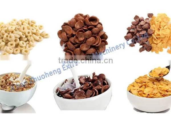 Automatic Industrial Stainless Steel Cereals Breakfast Corn Flakes Making Machinery photo-5