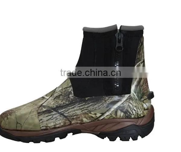 Men Camo Waterproof Zip Ankle Boots photo-2