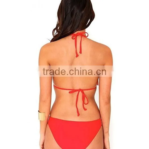 2017 Wholesale Fashion One -piece Swimwear With Tassels photo-6