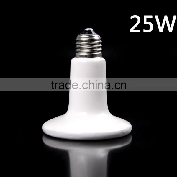 25w50w100w250w White Infrared Ceramic Heat Emitter for Reptile Pet Brooder 110-120V photo-6