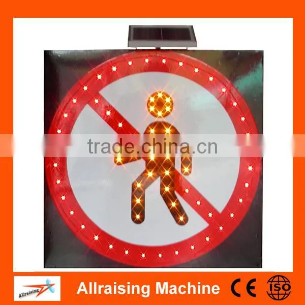Aluminum Solar LED Traffic Sign of Prohibition Sign photo-4