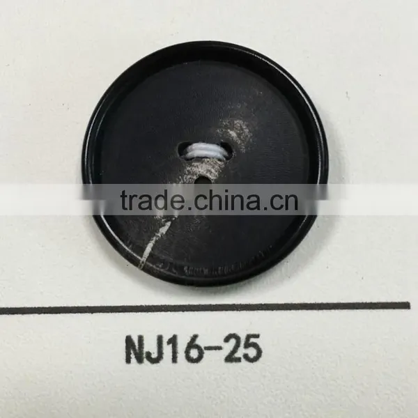 NJ16-25 Real Natural Buffalo Horn Buttons