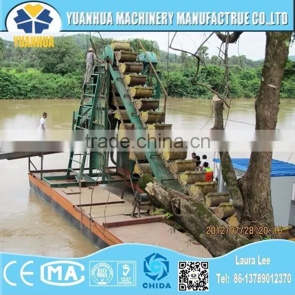 Bucket Chain Wheel Dredger and Dredger Ship for Gold Mining photo-3