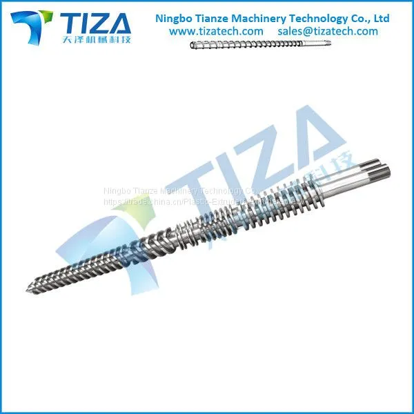 Parallel Twin Screws and Barrel for Plastic Making Machine photo-2