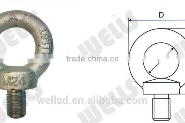 Galvanized DIN580 Eye Bolt Price photo-2
