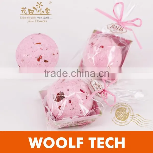 100% Handmade Luxury Moisturizing Fizzy Bath Bomb With Dried Petals photo-6