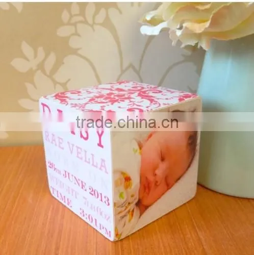 UV Printing on Wood Cube photo-4