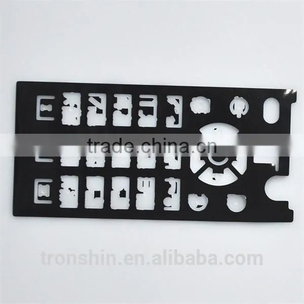 Eco-friendly Overmolded Injection Waterproof Mobile Phone Silicone& PET Sheet photo-2