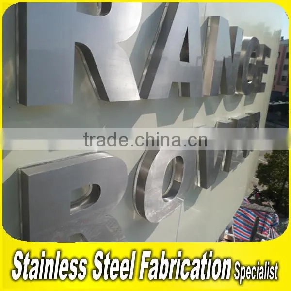 Advertising Brushed 304 Stainless Steel Vintage Sign Digital Signage photo-6