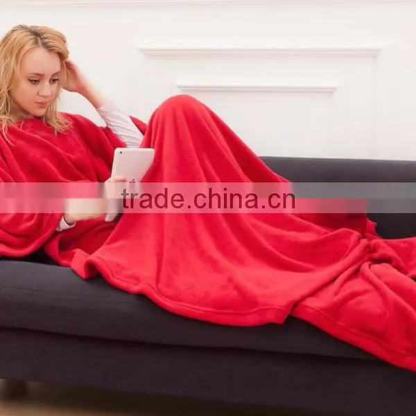 Creative Lazy Warm Snuggies, The Home Winter Blanket With Sleeves, Leisure Keep Warm Fleece Blanket For TV Time/Reading Time/Bed photo-5