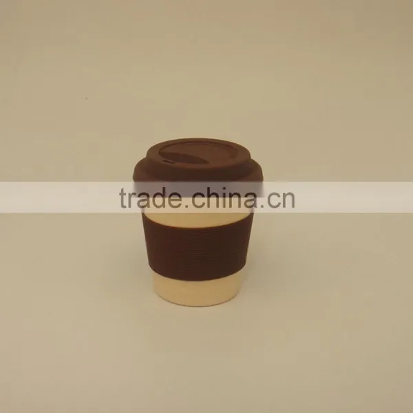 100% Natural Bamboo Cup,Bamboo Fiber To-go Coffee Cup With FDA and LFGB Certificate photo-2