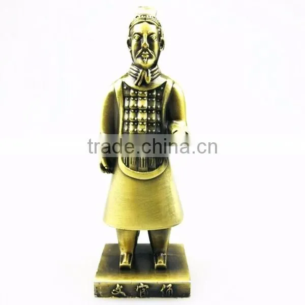 Custom Tourist Souvenirs Antique Bronze Terra-Cotta Warriors Soldier Model photo-2