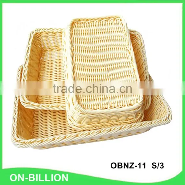 Bulk Heated Food Grade PP Rattan Basket Wholesale photo-4