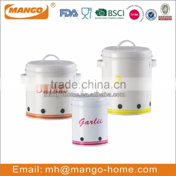 Set of 3 New Tea Coffee Sugar Kitchen Storage Canister Set photo-4