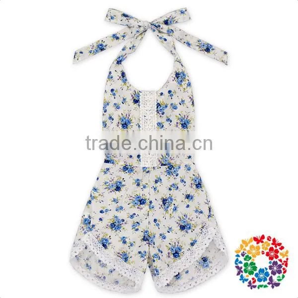Summer Sleeveless Romper Girl Kid Baby Jumpsuit Floral Clothes Outfits photo-3