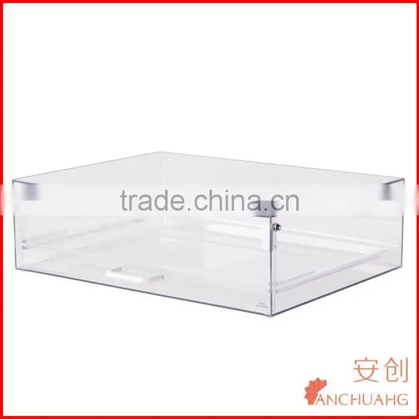 Stackable Square Acrylic Display Case With Front Door Bakery Showcase photo-3