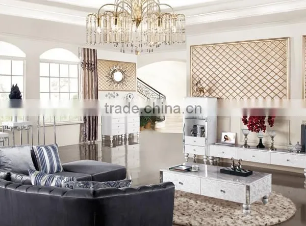 TA805L Modern Coffee Table, Marble Coffee Table, Wooden Coffee Table photo-2