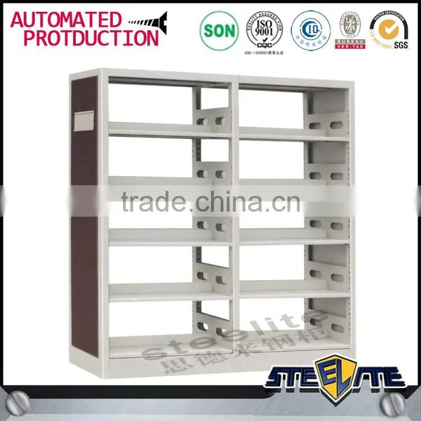 Modern Design Used Library Shelving Cheap Wooden Bookcase Furniture photo-4
