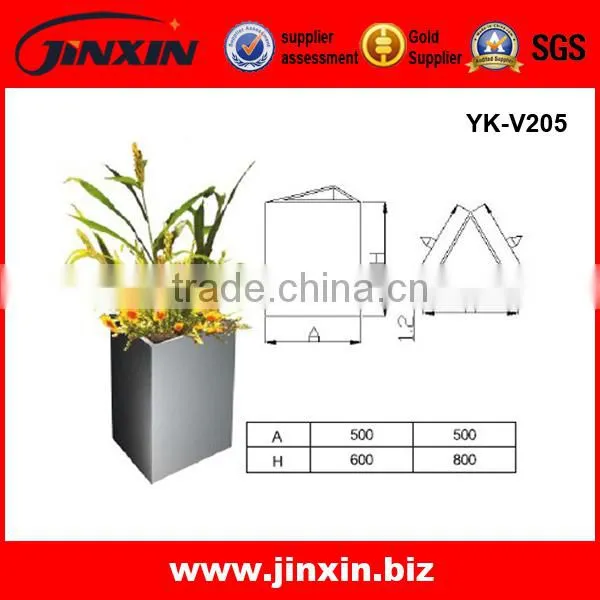 JINXIN Garden Stainless Steel Planter_Square Flower Pots_Metal Flower Pots photo-4
