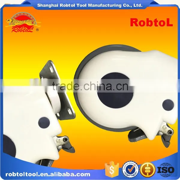 Mute Universal Drive Medical Castor Bed Chair Wheelchair Caster Wheel Fixed Swivel Brake Rubber Nylon pu Tpr pp photo-4