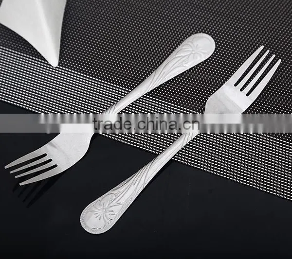 Best Selling Silver Stainless Steel Cake Fruit Forks Fully Stock photo-6