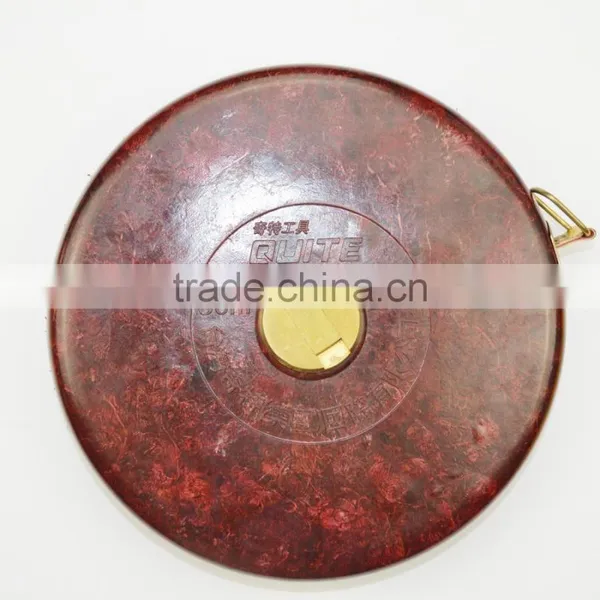 China 20m Bakelite Shell Senior Leather Measuring Tape photo-2