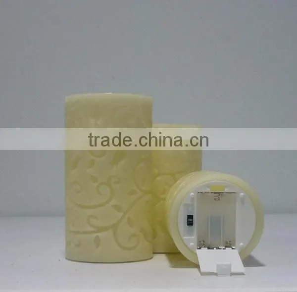 High Quality Carved LED Candle Set photo-4