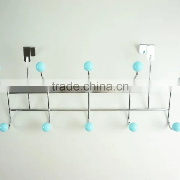 43018 Muticolored Bead Home Storage Decoration Coat&Hat Rack With 10 Door Hooks photo-3