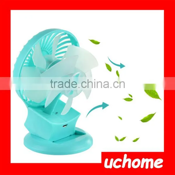 UCHOME Mini Rechargeable Electric Mini Micro Usb Air Cooling Usb Fan With Battery, Mini Cute Fan photo-3