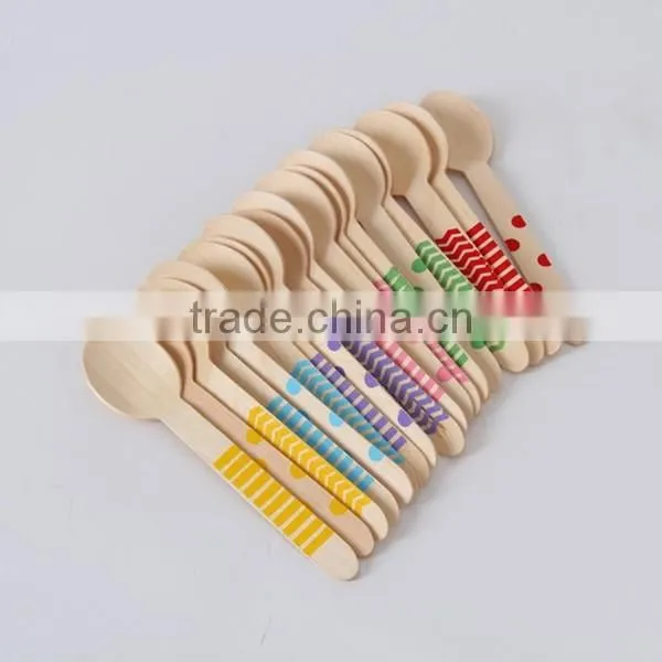 FSC Certificate Food Grade Disposable Natural Wood Material Spoon photo-6