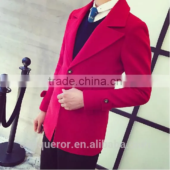 Fashion Wool Autumn Men Overcoat BCL016 photo-2