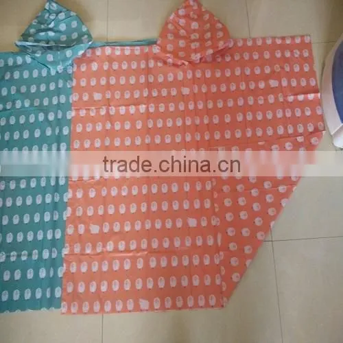 Environmental Friendly Custom Printed EVA Rain Poncho photo-2