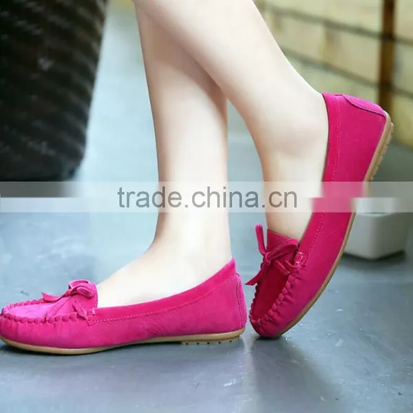 Zm50262b Europe Bowknot Tassel Lady Shoes Low Cut Women Single Shoe photo-5