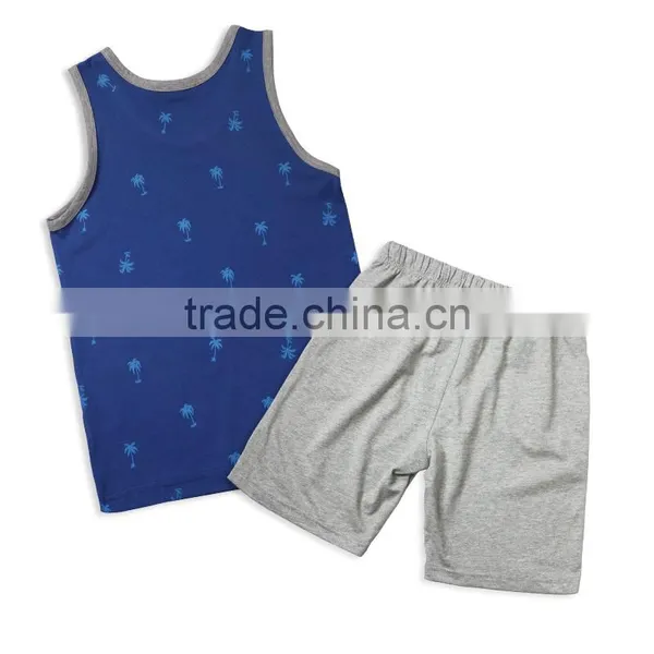 Wholesale Boys Sleeveless t Shirt,100% Cotton Kids Sleeveless t Shirt,chidren Vest photo-3