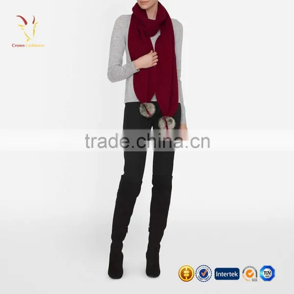New Products Winter Lambswool Scarves for Women photo-2