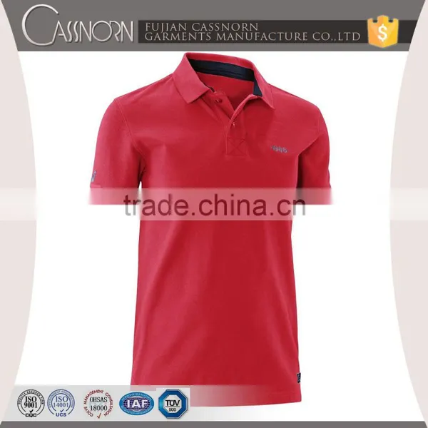 Summer Comfortable Polo Neck T-shirt Man With Custom Logo photo-2