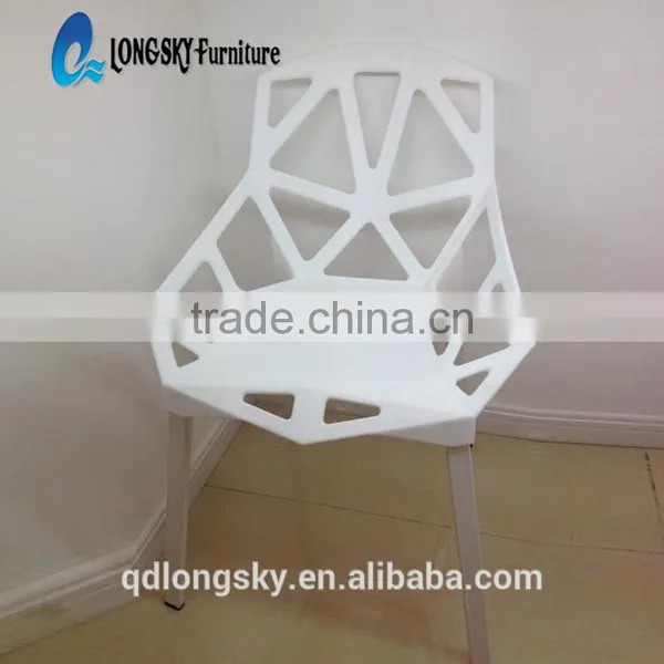 LS-4003 Wholesale Modern High Quality Indoor and Outdoor Furniture PP Dining Chair Plastic Garden Chair photo-3