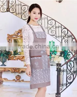 Factory Direct Double Thick Waterproof Coat and Anti-oil Kitchen Princess Apron Custom Gift Advertising photo-6