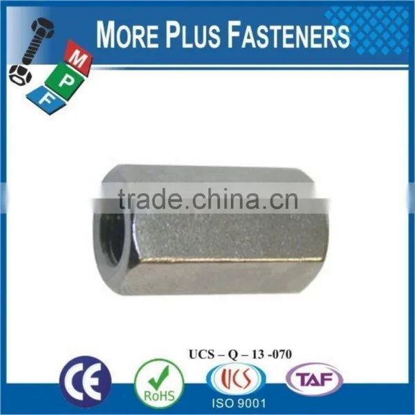 Made in Taiwan DIN 6334 Extension Nut Metric Hexagonal Connecting Nut photo-4