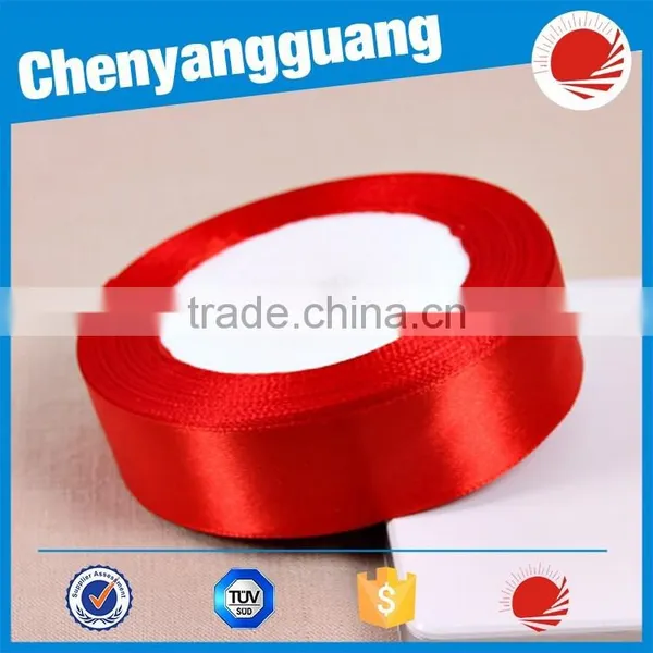 Wholesale 2 Inch Red Satin Ribbon For Wedding Car Decoration photo-2
