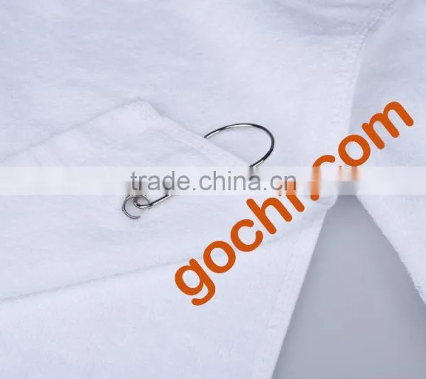100% Cotton Custom Embroidered Logo Golf Towel photo-5
