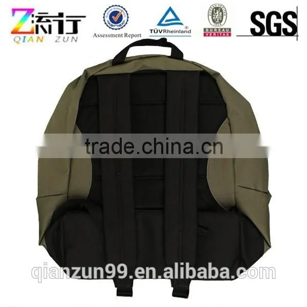 Design Your Own Blank Backpack Bag/olive Green Canvas Backpacks/leisure Trend Oval Backpack photo-2