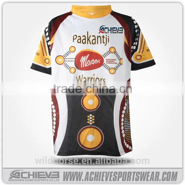 Custom Sublimated Rugby League Jersey, Short Sleeve Rugby Polo Shirt photo-3