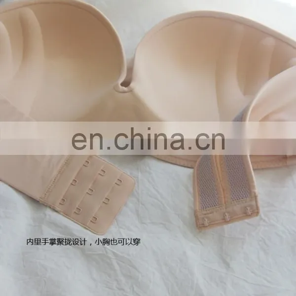 Strapless Bra Women Push Up Bra Invisible Strapless Bras Push Up Strapless Bras Increase Cleavage For Women Invisible Wire Free photo-2