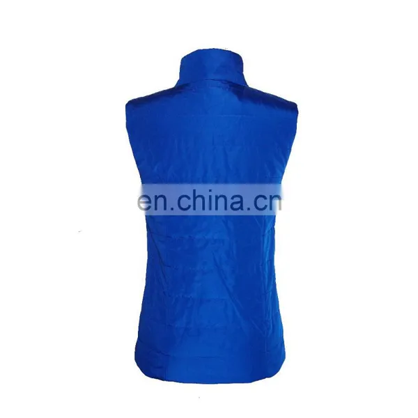 High Quality Reasonable Price Elegant Europe Style Blue Fur Vest Pattern photo-2