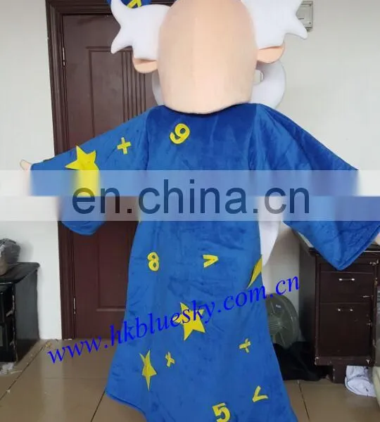 Character Cartoon Magician Mascot Costume photo-3